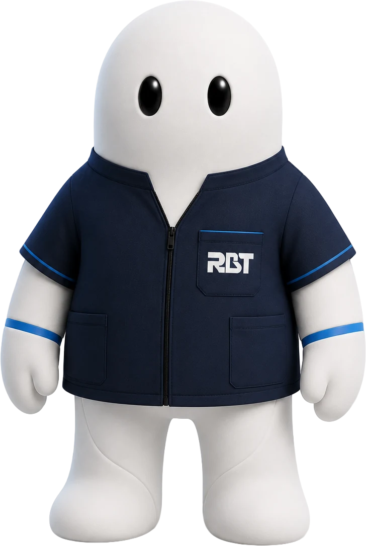 Bob, la mascota de Reboot, con la chaquetilla del centro